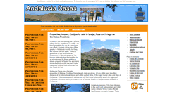 Desktop Screenshot of andalucia-casas.com