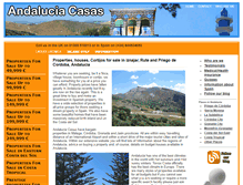Tablet Screenshot of andalucia-casas.com